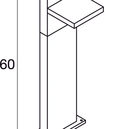 SLV Buitenlamp ABRIDOR 60 IP55 Antraciet - Doika - Buitenverlichting - SLV - 4024163231824 - 1002991