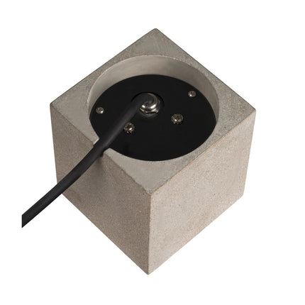 SLV Buitenlamp CONCRETO IP65 Grijs - 10,5x10,5x11,7 cm - Doika - Buitenverlichting - SLV - 4024163266314 - 1006409