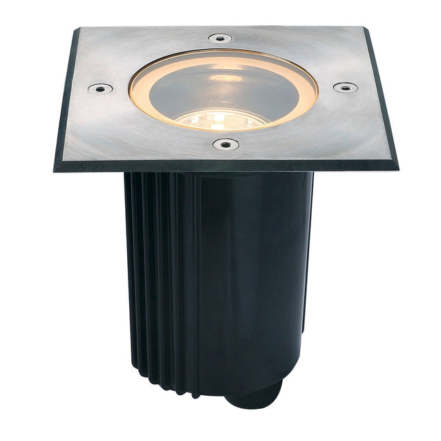 SLV Buitenlamp DASAR® 115 IP67 Roestvrij Staal - 13x13x16 cm - Doika - Buitenverlichting - SLV - 4024163113373 - 229324