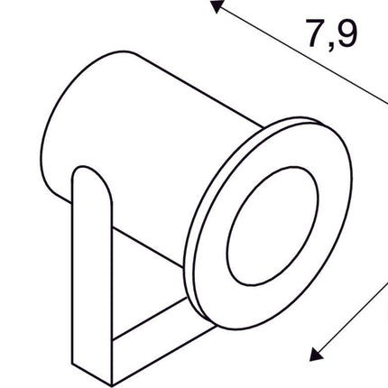 SLV Buitenlamp DASAR® 920 IP67 Roestvrij Staal - Doika - Buitenverlichting - SLV - 4024163164429 - 233571