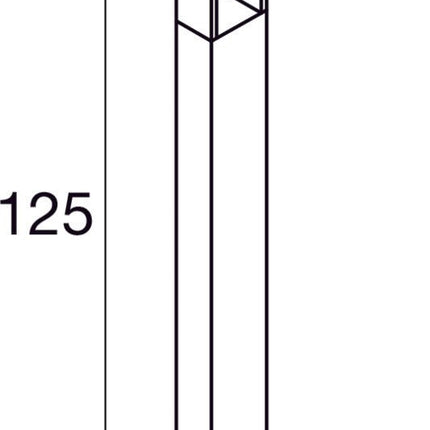 SLV Buitenlamp ESKINA FRAME 125 IP65 Antraciet - Doika - Buitenverlichting - SLV - 4024163255318 - 1005439