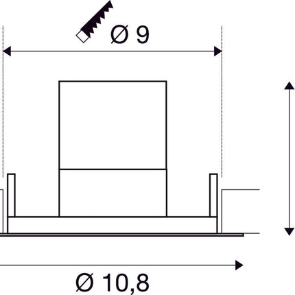 SLV Buitenlamp KINI IP65 Wit - Doika - Buitenverlichting - SLV - 4024163191258 - 1000833