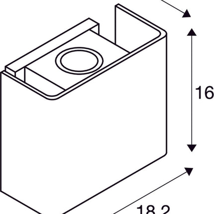 SLV Buitenlamp MANA OUT IP65 Grijs - Doika - Buitenverlichting - SLV - 4024163236263 - 1003470