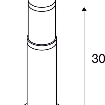 SLV Buitenlamp TRUST 30 IP55 Roestvrij Staal - Doika - Buitenverlichting - SLV - 4024163167543 - 228100