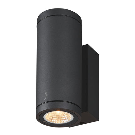 Lámpara de exterior SLV ENOLA ROUND S UP/DOWN IP65 Antracita