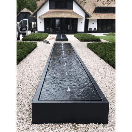 Adezz aluminium watertafel rechthoek 300x100x40cm 98kg - Doika BV - Watertafel - Adezz - AB4