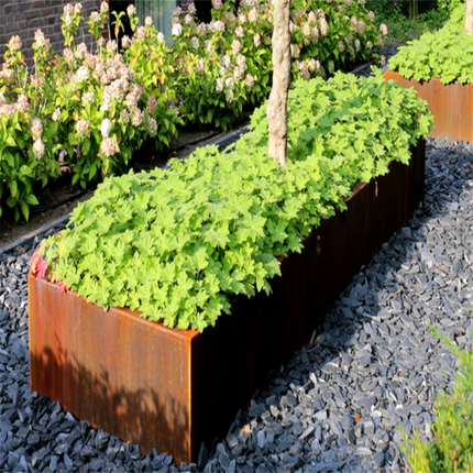 Adezz Andes Cortenstalen Plantenbak met pootjes 100x40x80 cm - Doika - Plantenbak - Adezz - CAP24.3