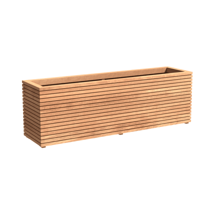 Adezz Malaga Hardhout plantenbak 200x50x60,8 cm - Doika - Plantenbak - Adezz - HRS22