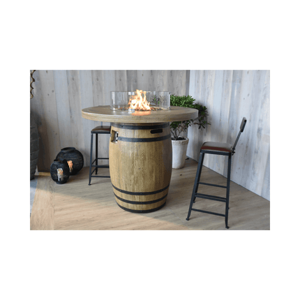 Elementi Tuscany ronde vuurtafel Ø 122 x 110 cm hout - Doika BV - Vuurtafel - Elementi - 4260107316015 - OFG225