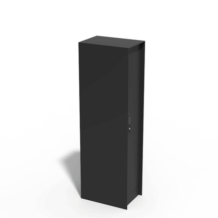 eSafe Fenix Front Pakketbrievenbus Grijs aluminiumkleurig RAL 9007 - Doika BV - Pakketbrievenbus - eSafe - -