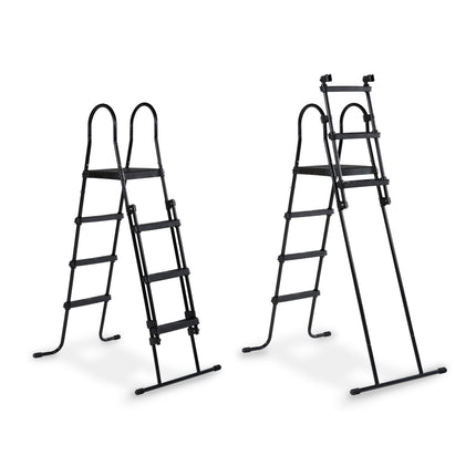 EXIT Black Leather zwembad ø488x122cm met zandfilterpomp - zwart - Doika BV - Ronde zwembaden - EXIT Toys - 8720088267851 - 30.27.16.20