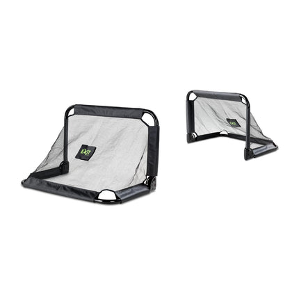 EXIT Pico stalen voetbaldoel 90x60cm (set van 2) - zwart - Doika BV - Voetbaldoelen - EXIT Toys - 8718469463794 - 41.00.20.00