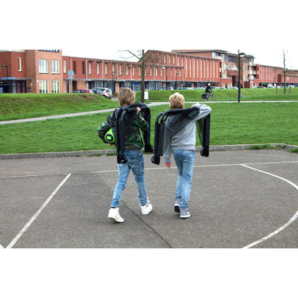 EXIT Pico stalen voetbaldoel 90x60cm (set van 2) - zwart - Doika BV - Voetbaldoelen - EXIT Toys - 8718469463794 - 41.00.20.00