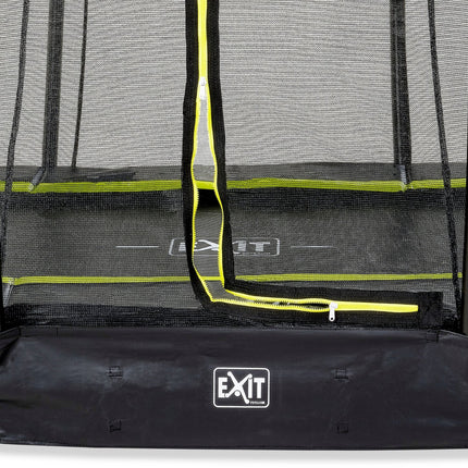 EXIT Silhouette inground trampoline 153x214cm met veiligheidsnet - zwart - Doika BV - Trampoline - EXIT Toys - 8720088262467 - 12.95.57.00