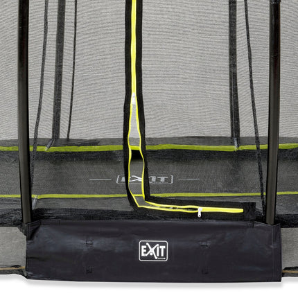 EXIT Silhouette inground trampoline 244x366cm met veiligheidsnet - zwart - Doika BV - Trampoline - EXIT Toys - 8719743250536 - 12.95.82.00