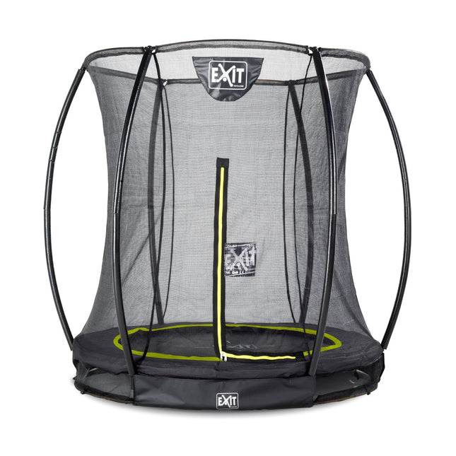 EXIT Silhouette inground trampoline ø183cm met veiligheidsnet - zwart - Doika BV - Trampoline - EXIT Toys - 8719743252356 - 12.95.06.00