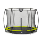 EXIT Silhouette inground trampoline ø244cm met veiligheidsnet - groen - Doika BV - Trampoline - EXIT Toys - 8719743250550 - 12.95.08.40