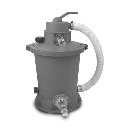 EXIT Wood zwembad 540x250x100cm met zandfilterpomp en overkapping - bruin - Doika BV - Rechthoekige zwembaden - EXIT Toys - 8719743254411 - 30.37.53.10