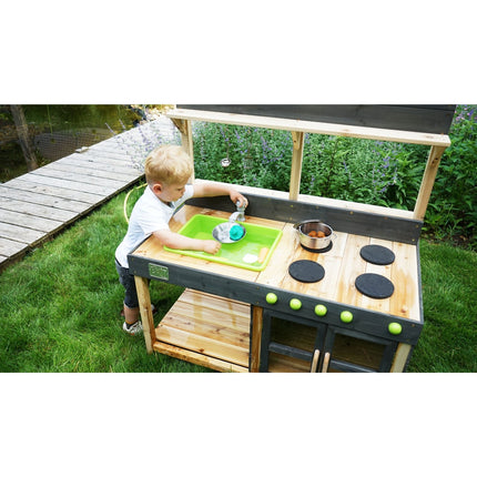 EXIT Yummy 200 houten buitenkeuken - naturel - Doika BV - Houten buitenkeukens - EXIT Toys - 8719874706285 - 51.10.20.00