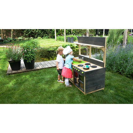 EXIT Yummy 200 houten buitenkeuken - naturel - Doika BV - Houten buitenkeukens - EXIT Toys - 8719874706285 - 51.10.20.00