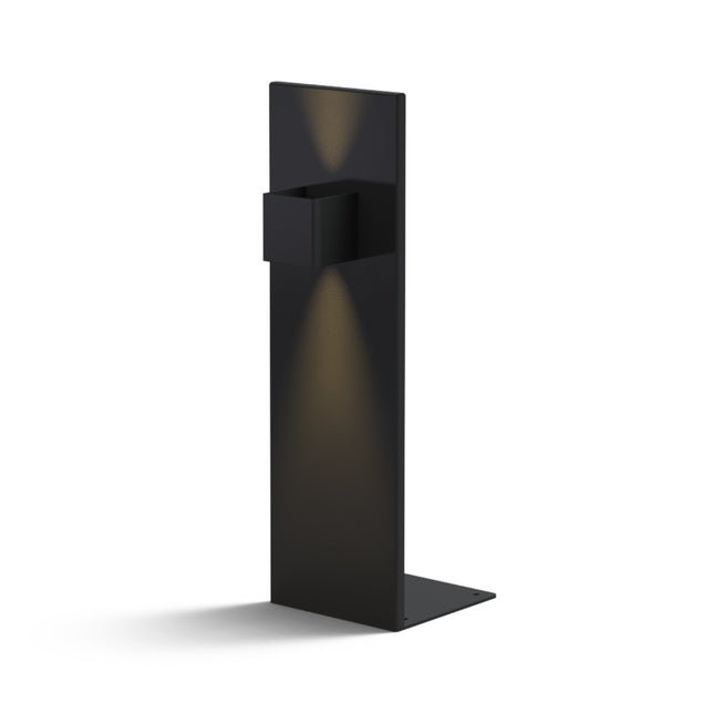 GARDD Cuber lamp aluminium zwart 2x25x80cm (DxBxH) - Doika BV - Buitenverlichting - Gardd - GARDD-A4S-800-BLACK