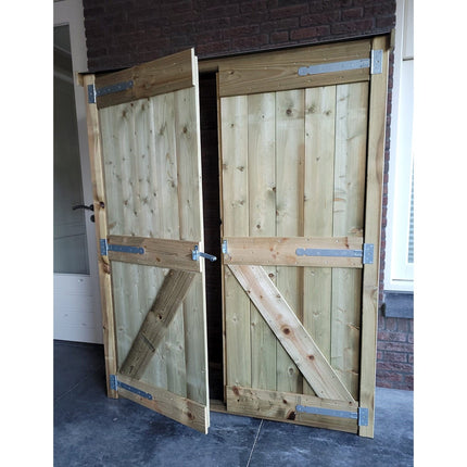 Kopie van Voldux tuinkast XL Bart 147,5x53,5x182cm (LxBxH) - Doika BV - Tuinkast - Voldux - 8720569172902 - 8720569172902