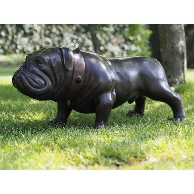 Thermobrass Bulldog 37x38x78cm (HxBxL) - Doika BV - Bronzen beeld - Thermobrass - 5410807970782 - B97078