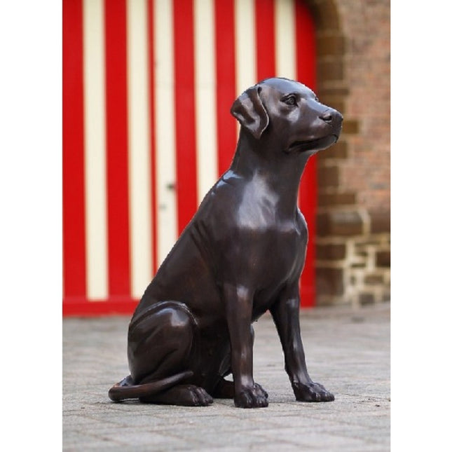 Thermobrass Hond 71x33x45cm (HxBxL) - Doika BV - Bronzen beeld - Thermobrass - 5410807906781 - B678